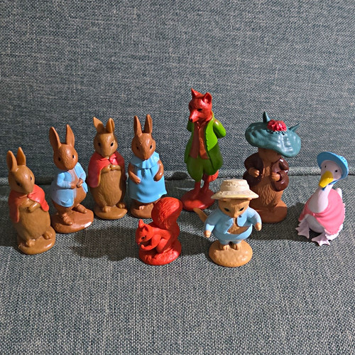 Beatrix potter figures - beatrix,