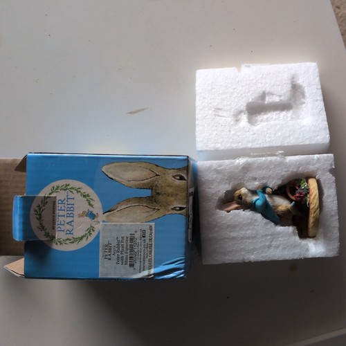 Peter rabbit with plant - peter, pot