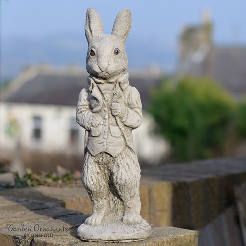 Peter rabbit hand cast - peter, stone