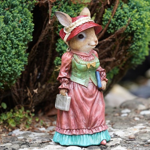 Mrs rabbit resin garden - mrs,